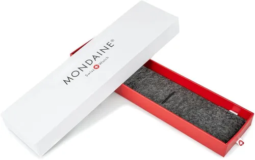 Vista 7 de Mondaine Unisex MSE.35110.LC SBB Reloj rojo de cuarzo suizo con pantalla analógica, Rojo