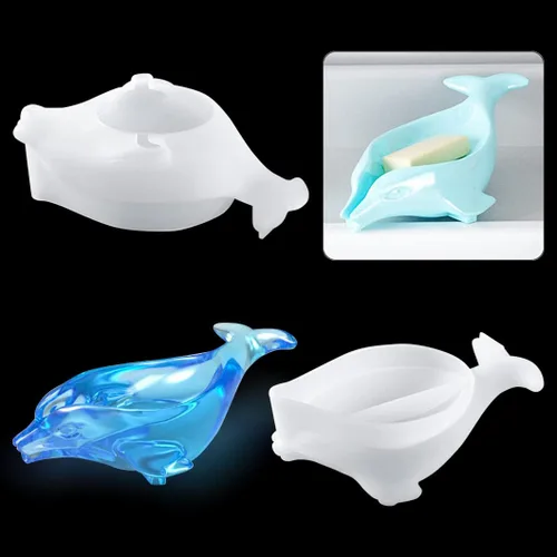 Vista 10 de Rolin Roly 2 moldes de resina para posavasos, molde de silicona, molde en forma de corazón, hipopótamo, moldes epoxi para fundición, portavelas