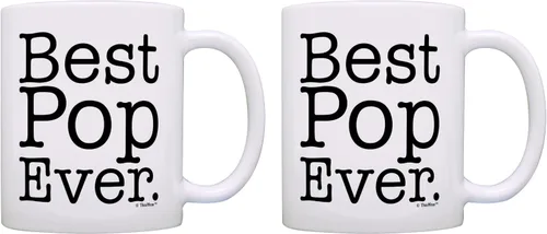 Vista 9 de Pop Mug Best Pop Ever Pop Ever Pop Birthday Gifts Best Pop Cup Pop Presents - Taza de café de 15 onzas, taza de té, color blanco 15oz - Pop