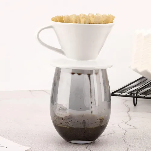 Vista 7 de EUSOAR Filtros de café sin blanquear de 1 a 2 tazas, paquete de 50 filtros de café desechables de papel marrón natural, para cafeteras de vertido