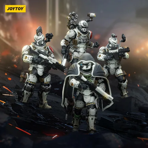 Vista 2 de JoyToy 1/18 - Juego de 4 figuras de acción de mecha, fuerzas expedicionarias de dolor, 9ª legión, compañía de asalto, sargento mayor, asaltante