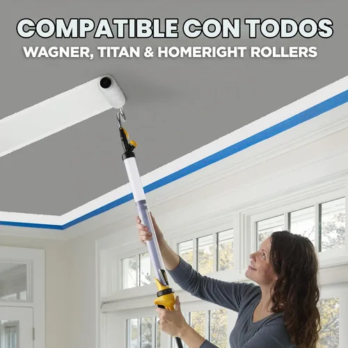 Vista 2 de Wagner Spraytech 0155206K 155206 Cubierta perforada de rodillo de 9 pulgadas por 3/8 de pulgada para uso con Wagner Smart Roller, Smart Flow Roller