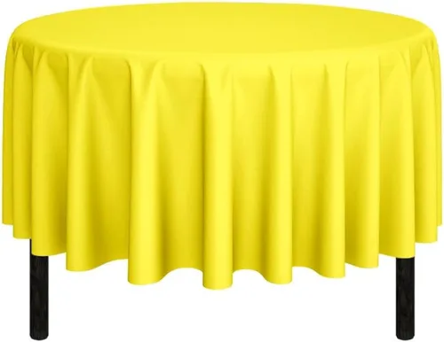 Vista 171 de Pomp - Mantel premium de poliéster con estampado abstracto de 52 x 52 pulgadas cuadradas Tela de fácil cuidado, resistente a arrugas y manchas