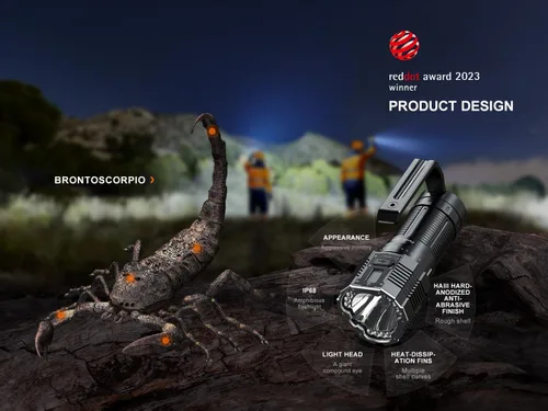 Vista 7 de fenix LR60R, linterna LED recargable de largo alcance ultra brillante 21,000 lúmenes 3,559.7 ft 113 horas máximo carga rápida de 45 W
