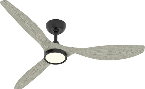 Vista 11 de Roomratv Ventiladores de techo con luces y control remoto, motor CC reversible silencioso y silencioso, 6 velocidades, temporizadores, 3 CCT, uso