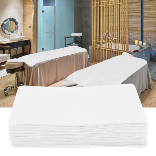 Vista 3 de BNP 10 piezas de sábanas de spa desechables para mesa de masaje, cubierta impermeable no tejida para masajes, spa y exámenes, suministros de spa