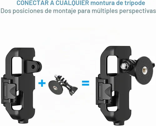 Vista 4 de 3 en 1 trípode y acción GoPro soporte soporte soporte para DJI Osmo/DJI