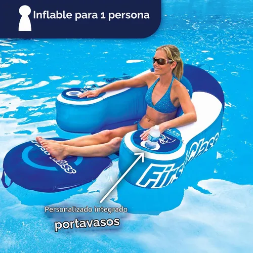 Vista 2 de WOW Sports Sillón inflable de primera clase para piscina - Persona