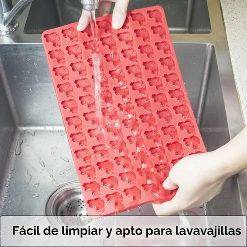 Vista 8 de Mini moldes de caramelo de chocolate, molde de silicona de 77 cavidades con forma de coche para dulces caseros, chocolate, gomita/gelatina, moldes