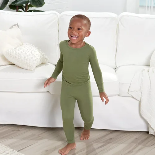 Vista 5 de Gerber Unisex Baby Toddler Buttery Soft 2-Piece Snug Fit Pajamas with Viscose Made from Eucalyptus