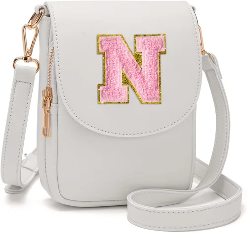 Vista 129 de Viverte Bolso Cruzado para Niñas Adolescentes Pequeñas, Bolso Inicial para Celular, Pequeña Cartera para Niños Pequeños, Bolso de Cuero con Tres