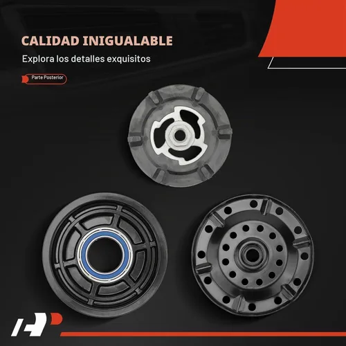 Vista 5 de A-Premium - Kit de embrague de compresor de CA compatible con Toyota Yaris