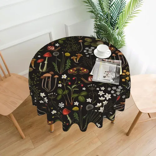 Vista 10 de Mantel decorativo con patrón azteca, estilo nativo étnico, bohemio, geométrico, verde, para cocina, banquete de fiesta y vacaciones, color negro