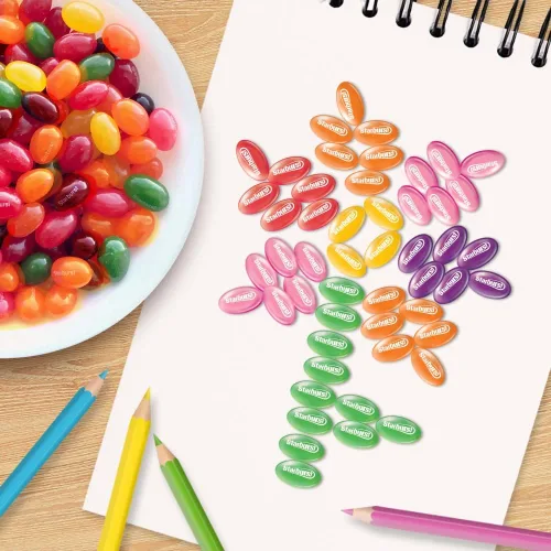 Vista 7 de STARBURST Caramelos de gomita originales de Jelly Beans, bolsa de 14 onzas