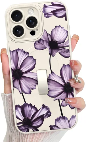 Vista 38 de KANGHAR Compatible con iPhone 17 Pro Case Spot Pattern - Negro Mancha rosada negra