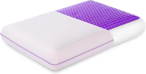 Vista 12 de EGOHOME Almohada de espuma viscoelástica de gel refrescante, funda de enfriamiento reversible, soporte para el cuello para dormir de lado, espalda