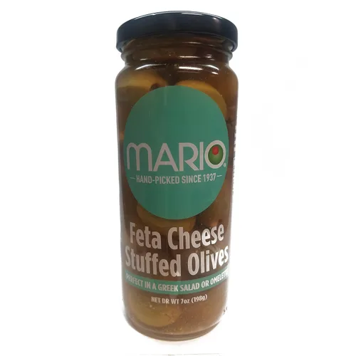 Vista 5 de Mario Camacho Foods Aceitunas rellenas, queso azul, 7 onzas