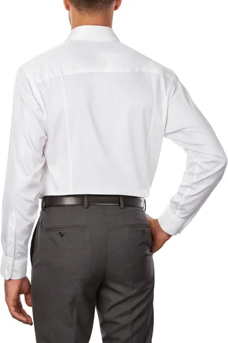 Vista 2 de Calvin Klein Camisa de vestir con cuello redondo y elástico para hombre