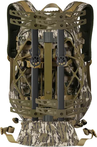 Vista 5 de UIIHUNT Mochila de caza con silla de montar, mochila silenciosa para bastones de caza y plataforma, diseño modular con cinturón extraíble, panel