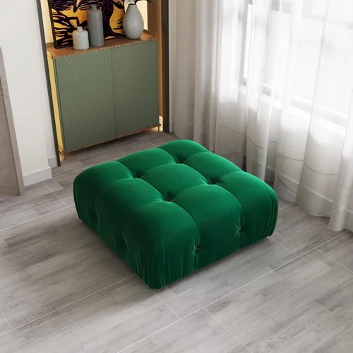 Vista 13 de JACH - Sofá modular convertible de 104 pulgadas, sofás minimalistas de terciopelo de mediados de siglo, sofá ancho de 3 asientos moderno de lujo
