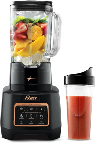 Vista 7 de Oster Extreme Mix Licuadora, Licuadora de Encimera de Alta Velocidad de 1500 Vatios con Jarra de 64oz y Programas Automáticos, Perfecta