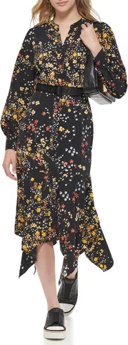 Vista 2 de Karl Lagerfeld Paris Vestido deportivo de manga larga para mujer