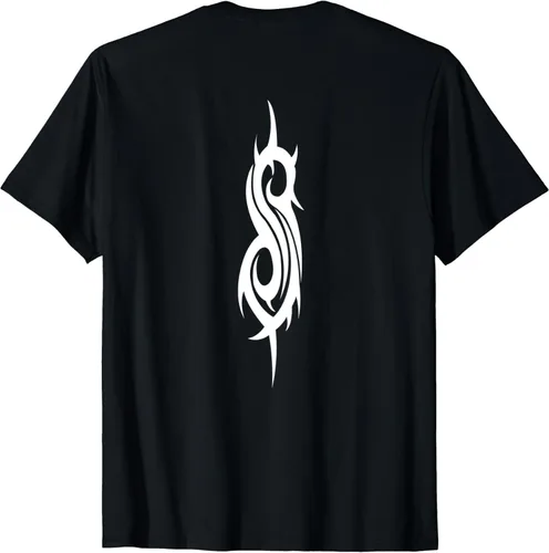 Vista 2 de Slipknot Camiseta oficial con logotipo liso Negro S