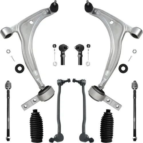 Vista 580 de Detroit Axle - Kit de suspensión frontal de 10 piezas para Dodge Avenger 2008-2014, Chrysler Sebring 2007-2010, 2 brazos de control inferiores, 2
