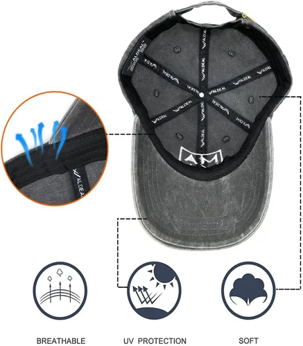 Vista 4 de Gorra de béisbol con diseño de esqueleto T Rex bordado para hombre y mujer, Dinosaurio - Negro