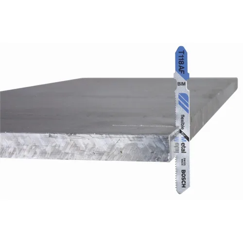 Vista 3 de Bosch T118G 5 piezas 3-5/8 pulgadas 36 TPI Basic para hojas de sierra caladora de metal con vástago en T