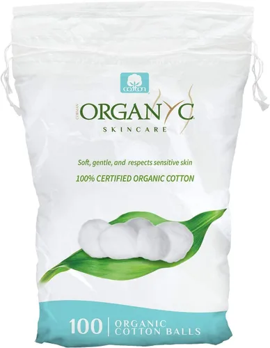 Vista 6 de Organyc Bolas de algodón 100% orgánico para pieles sensibles, 100