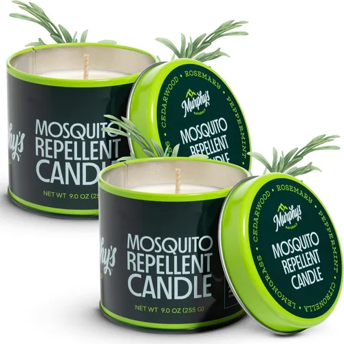 Vista 13 de Murphy's Naturals velas de té repelentes de mosquitos – 12 unidades Soy & beeswax blend with rosemary, peppermint, citronella & lemongrass oils