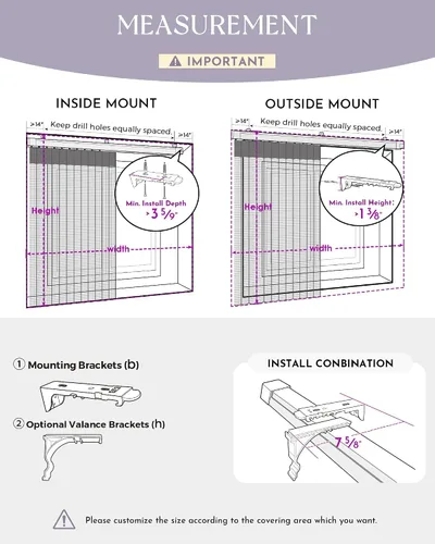 Vista 7 de Graywind Persianas verticales transparentes motorizadas compatibles con Alexa Google, cortinas transparentes inteligentes de privacidad, filtrado