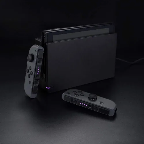 Vista 3 de eXtremeRate Firefly - Kit de sintonización LED para Nintendo Switch Joycons Dock NS Joycon SL SR Botones Cinta Flex Cable Indican Power LED