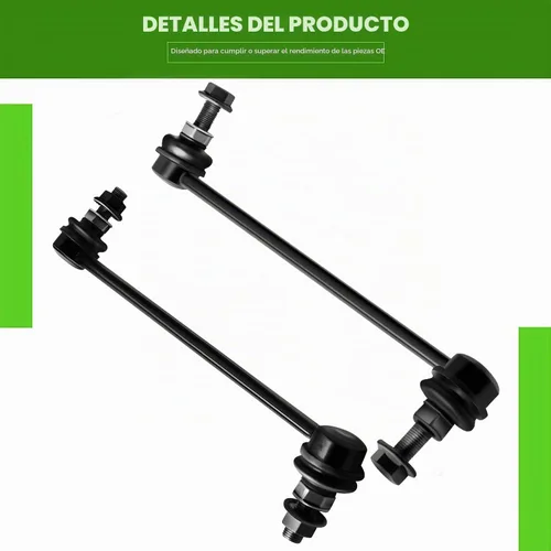 Vista 9 de SCITOO 8 barras de suspensión delanteras oscilantes – brazo de control inferior izquierdo y derecho delantero y rótula – barras de amarre