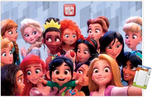 Vista 12 de Trends International Disney Wreck It Ralph: Ralph Breaks The Internet - Póster de pared de princesa, 14.725 x 22.375 pulgadas, versión enmarcada
