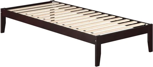Vista 20 de AFI Colorado - Cama de plataforma tamaño individual XL con estación de carga, color gris