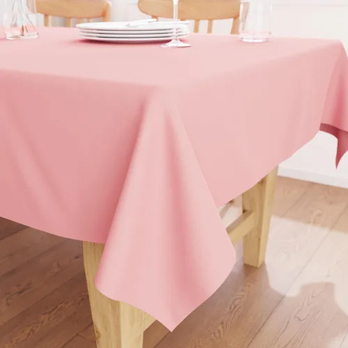 Vista 43 de Encasa XO Mantel rectangular de lona de algodón de 56 x 120 pulgadas, lavable a máquina, mantel blanco para comedor en interiores y exteriores