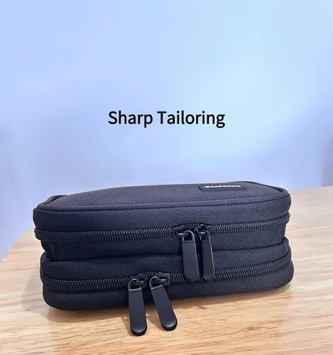 Vista 5 de Travel Tech - Bolsa de transporte portátil para artículos electrónicos, estuche de viaje, organizador de tecnología portátil, bolsa