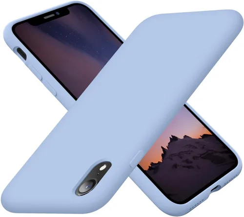 Vista 10 de Cordking Funda diseñada para iPhone XR, funda de silicona ultra delgada a prueba de golpes con [forro de microfibra suave antiarañazos], 6.1