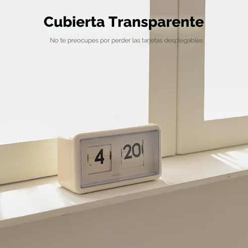 Vista 7 de mooas Newtro - Reloj de escritorio abatible, funciona con pilas, pared/escritorio (oliva)