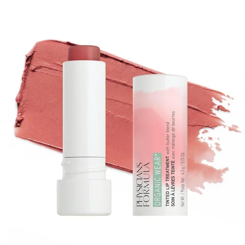 Vista 7 de Physicians Formula Organic Wear All Natural Tinted Lip Treatment Gingersnap Dermatológicamente probado, clínicamente probado