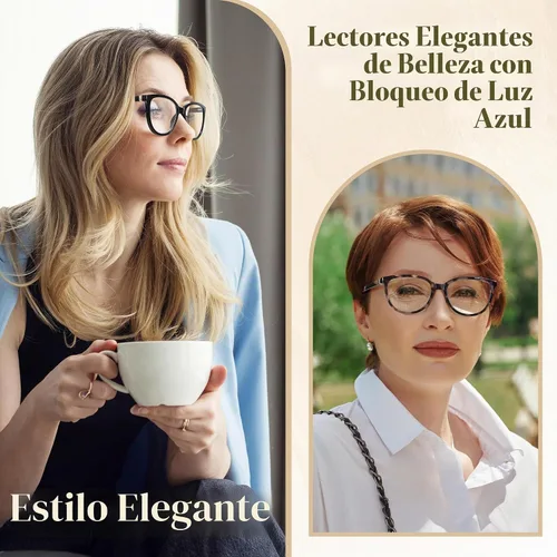 Vista 2 de EASY READ - Lentes de Lectura para Mujeres, Lentes de Computadora con Bloqueo de Luz Azul de Ojo de Gato Negro