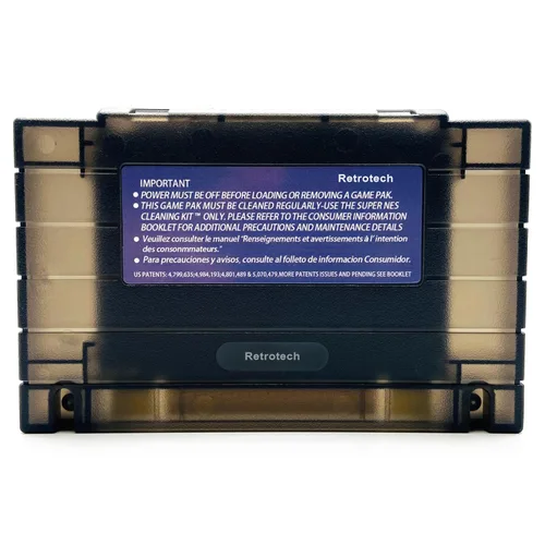 Vista 2 de Retrotech Super 800 In 1 Multi Game Cartridge LED Version For Super Nintendo Game Console
