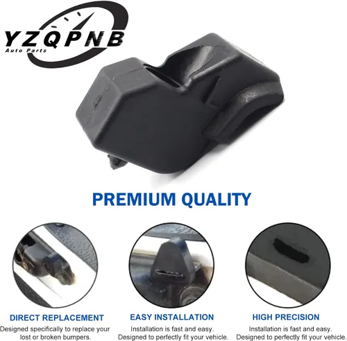 Vista 2 de Amortiguador de Goma Compatible con Paragolpe Trasero para Ford F150 2015-2022 con Caja de 5.5 Pies, Lado Conductor Izquierdo y Lado Pasajero