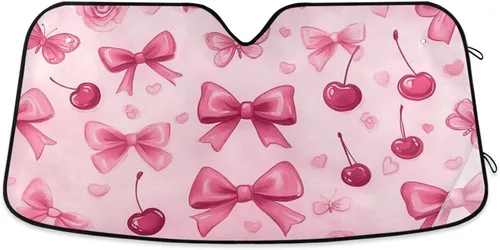 Vista 10 de Parasoles para parabrisas de vehículo, diseño de ojos de mujer, guiño y pestañas sexys, bloquean rayos ultravioleta y mantienen tu vehículo fresco