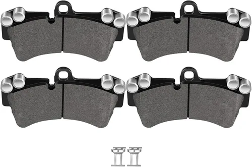 Vista 17 de SCITOO Juego de pastillas de freno semimetálicas delanteras D412 para Chevrolet Camaro 1988-1991, Chevrolet Corvette 1988-1996, Pontiac Firebird