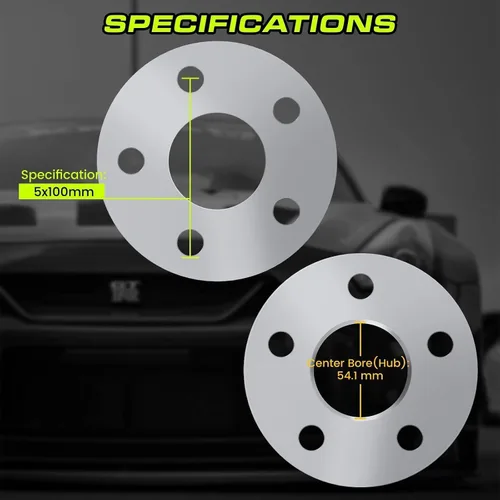 Vista 2 de CMO - Separadores de rueda de 0.197 in 5 x 100 para Corolla 2003-2026