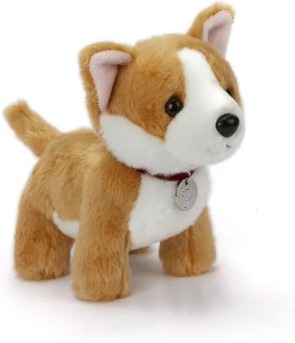 Vista 3 de Juguete de peluche para perro, lindo cachorro suave, 8 pulgadas (Butterscotch the Corgi)