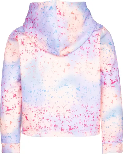 Vista 2 de Converse Sudadera corta con capucha estampada para niña (niños pequeños)